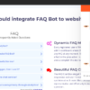 Maximize Your Customer Service Efficiency with FAQ Bot Admin Panel